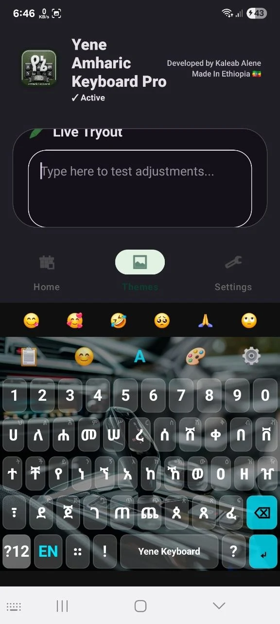 Amharic Keyboard Pro screenshot